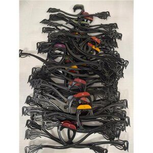 Black Plastic 10" Lingerie Hangers for Bras, Panties, Slips Lot of 60